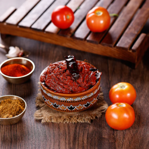 Andhra Tomato Pickle (Tomato Pachadi)
