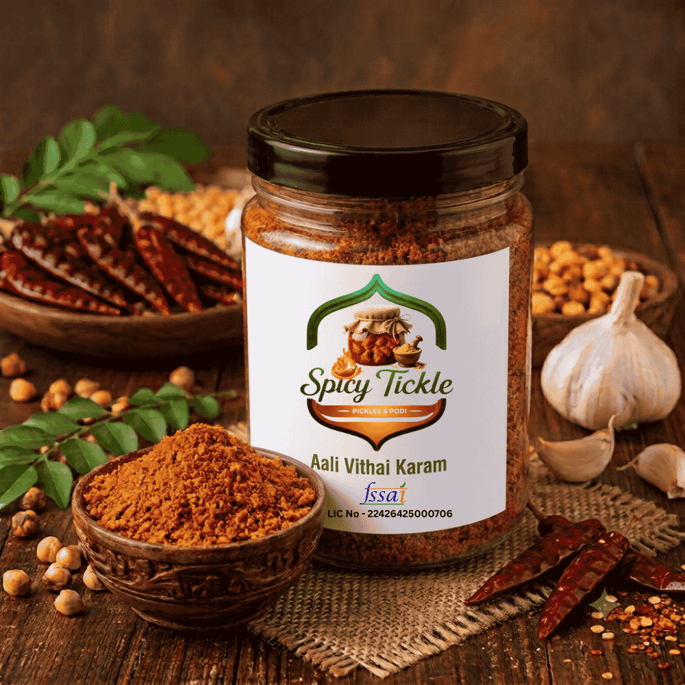 Aali Vithai Karam | Avisa Ginjala Karam Podi | Flax Seeds Red Chilli Powder
