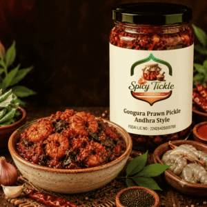 Gongura Prawn Pickle Andhra Style | Authentic Andhra Prawn Pickle Online