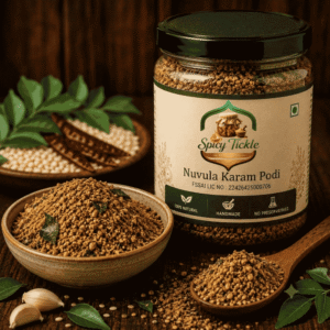 Nuvula Karam Podi | Yellu Karam Podi | Sesame Seeds with Curry Leaves Powder